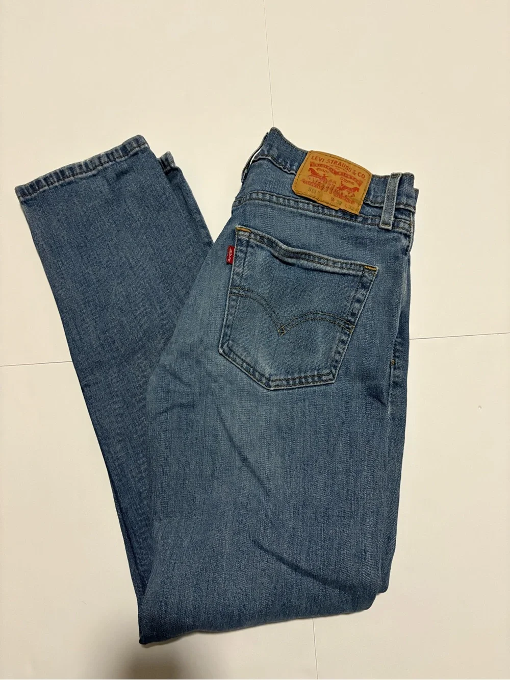 Levi’s 511 Slim Fit Jeans 32x32 Medium Wash Blue Denim Pants Mens